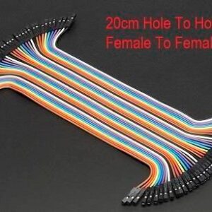Jumper Wires 20cm Female-Female Dupont, 40 Pin Set